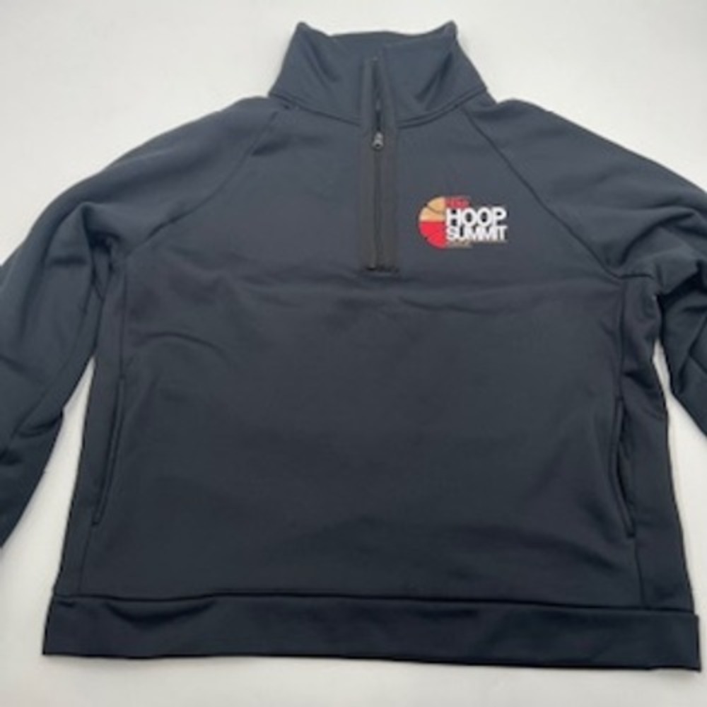 Nike Hoop Summit‎ Portland OR Quarter Zip Pullover Black Womens Large L